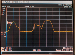 Agilent E4404B
                  Spectrum Analyzer 2.4 GHz WiFi Band