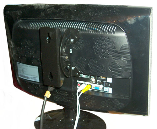 Samsung 933HD with F10
                    Mounted on back