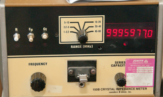 Saunders 150B Crystal Impedance Meter