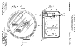 1088948 Speed-indicating instrument, Charles H
                  Warner, Stewart Warner Speedometer Corp, 1914-03-03
