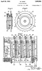 1905593 Coding Machine, Willi Korn, Apr 25 1933