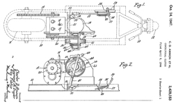 2429153 Centrifugal clutch, Charles D Ammon,
                  Raymond M Snyder, Fitchie Guy, App: 1944-04-06
