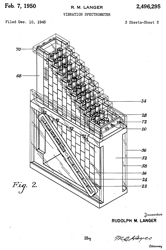 2496295
                      Vibration spectrometer, Rudolph M Langer,
                      1950-02-07