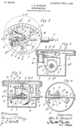 855676 Speedometer, John K Stewart, 1907-06-04