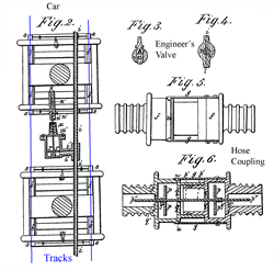 Steam-power-brake device, George
                      Westinghouse