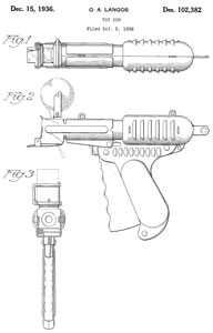 D102382 Toy
                      Gun, Otto A. Langos, Dec 15, 1936 - Paper
                      Bursting