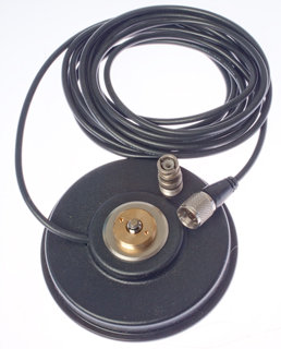Workman PM-5 NMO 5" Magnetic Antenna
                      Mount with PL-59.