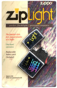 Zippo ZipLight Package
                  Front