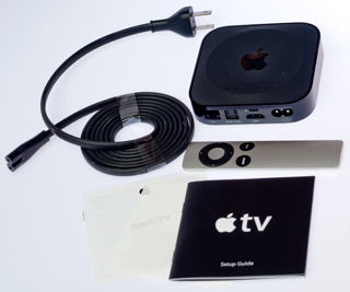 Apple TV What's in
                  the box