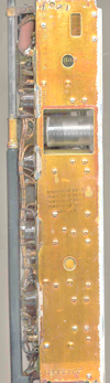 BC-611 Back Plate with hole to read crystal
                  frequency