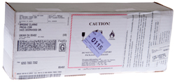 Fedex Box for CR123 Batteries Hazmat