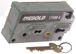 Diebold 17590 7-lever safe deposit or cabinet
                      lock