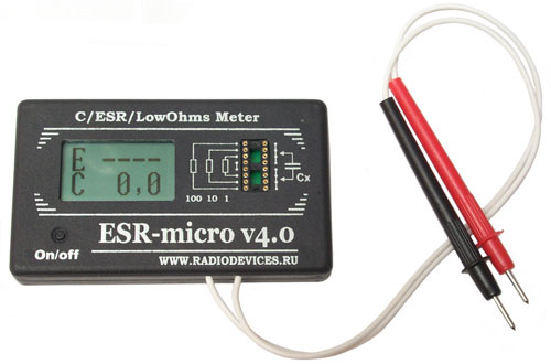 ESR-micro
                Meter version 4.0