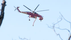 9 Oct 2017 -
                  Redwood Valley & Potter Valley Fires CDF
                  "95B" N7095B - Sikorsky S-64 Skycrane