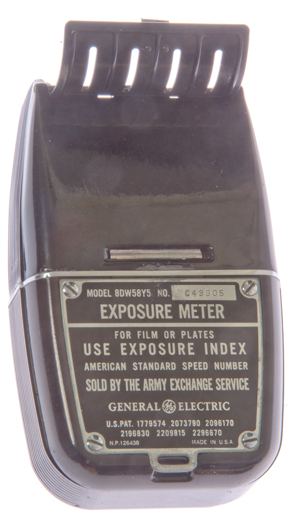 GE Exposure
                      meter model 8DW58Y