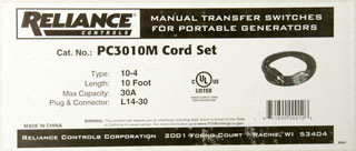 House Generator
                  Extension Cord L14-30