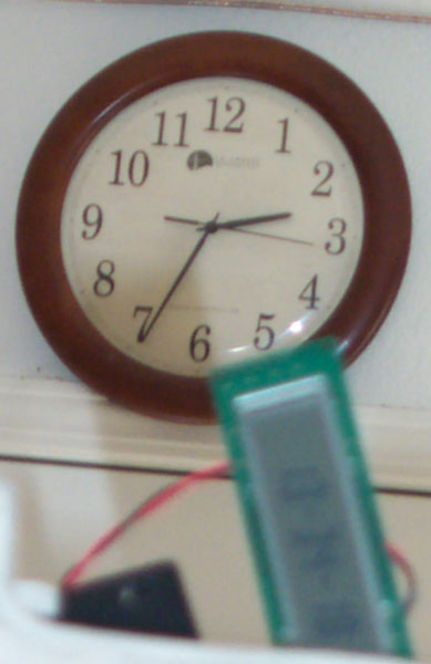 K5JHF WWVB Clock #7 problem with
                DST switch