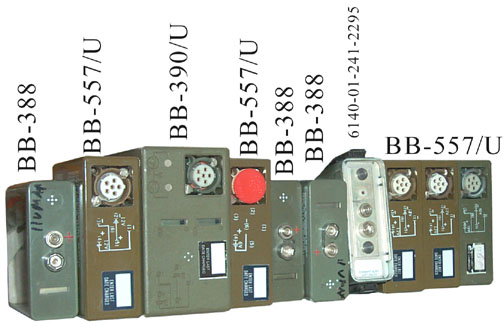 BB-388/U, BB-557/U,
          BB-390/U batytery tops
