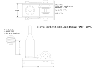 Murray Brothers Single
            Drum Donkey "D11" c1900 C Brooke Clarke 2013
