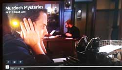 Murdoch Mysteries
                S4E11 Oliver bat wing tpewriter