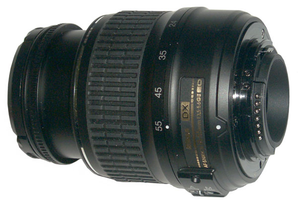 Nikon DX AF (half frame) 18-55mm
                  Lens