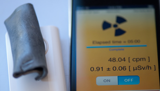 Pocket Geiger Counter
                  iPod Touch Depleted Uranium with lead shiled