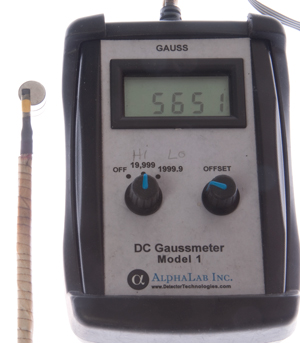 Permanent Magents Gauss measurement