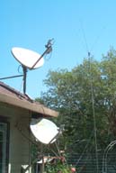 Starband Nova top, Starband 360 bottom, OE-254 background Antenna