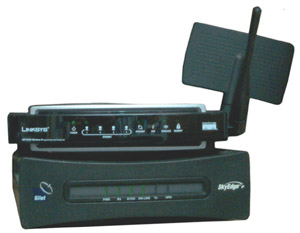 Starband Nova
              & Linksys WRT350 Router