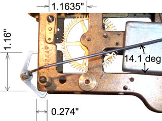 Self Winding
          Clock Co. Anchor Dimensions