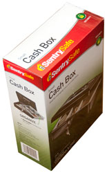 Sentry Safe CB-10, Portable Cash Lock Box Key
                      Removable Storage Tray Office Home Security Cash
                      Box