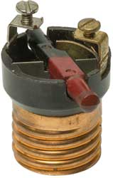 Old Edison
                  Push-On, Push-Off, Lamp Socket