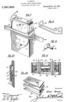 1321960
                      Electric-lamp-lighting device, Grant Wheat,
                      1919-11-18, 429/150; 224/240; 362/164; 429/186 -