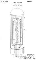 1480219 Vacuum
                      tube, Nicolson Alexander Mclean, Western Electric,
                      App: 1917-06-25, W.W. I, Pub: 1924-01-08, -similar
                      to the VT-1