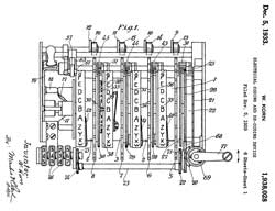 1938028 Electrical
                coding and de-coding device, Korn Willi,
                Chiffriermaschinen, 1933-12-05