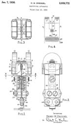 2026772 Electrical apparatus, Henry M Dressel,
                  Oak Manufacturing Co, 1936-01-07