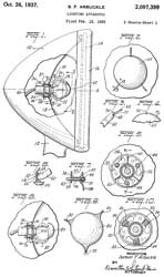 2097399 Lighting apparatus, Samuel F Arbuckle,
                  United Lens Corp, 1937-10-26