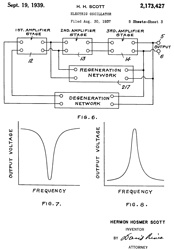 2173427 Electric oscillator, Scott Hermon Hosmer,
                  General Radio, 1939-09-19