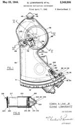 2349506
                      Recording navigation instrument, Lowkrantz Gunne,
                      Jr Edwin A Link, Link Aviation Devices,1944-05-23,
                      - sextant