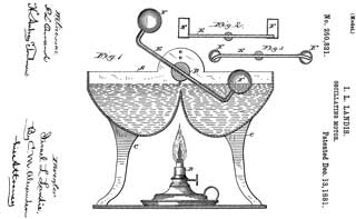 250821 Oscillating
                  motor, I. L. Landis, Dec 13, 1861, 60/675