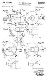 2516187 Calculating instrument, Deimel Richard
                  Francis, Black William Alexander, General Time Corp,
                  App: 1945-02-24