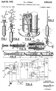 2593432
                        Automatically operated radio buoy, Freas Raymond
                        L, Apr 22, 1952
