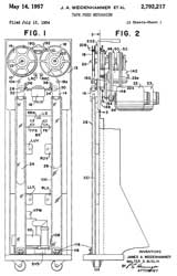 2792217 Tape
                      feed mechanism, James A Weidenhammer, Walter S
                      Buslik, IBM, 1957-05-14