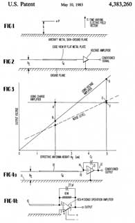 4383260 Low
                        profile electric field sensor, Paul A. Ryan, 3M,
                        Priority: 1979-05-24, Pub: 1983-05-10