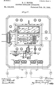 Pen Register
                      534908 Electric Signaling Apparatus, B.J. Noyes,
                      Feb 26, 1895