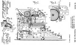633672 Type-writing machine, Herman L Wagner,
                  Franz X Wagner, John T. Underwood, 1899-09-26