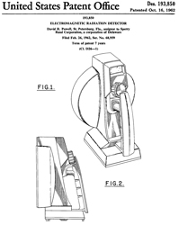 D193850
                          Electromagnetic radiation detector, David R.
                          Powell, Sperry Rand, 1962-10-16