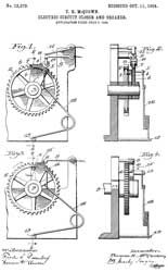 RE12273 Electric-circuit closer and breaker,
                  Thomas H. McQuown, Oct 11, 1904,
