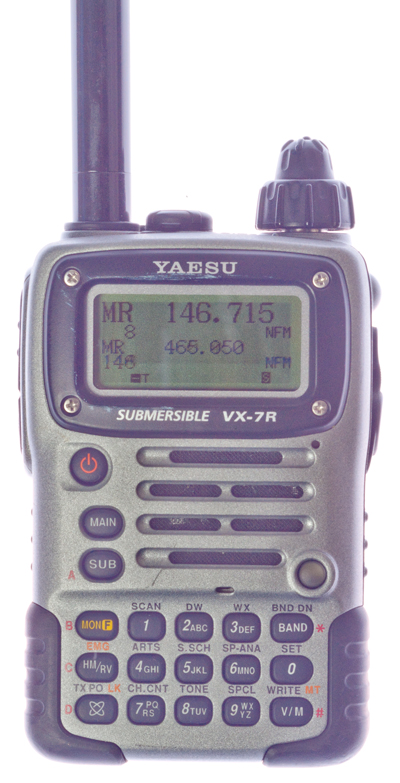 Yaesu VX-7R Handheld
            Transciever