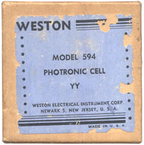 Weston Model
                  594 Photronic Cell